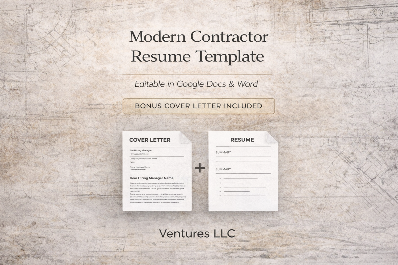 Contractor Resume Template
